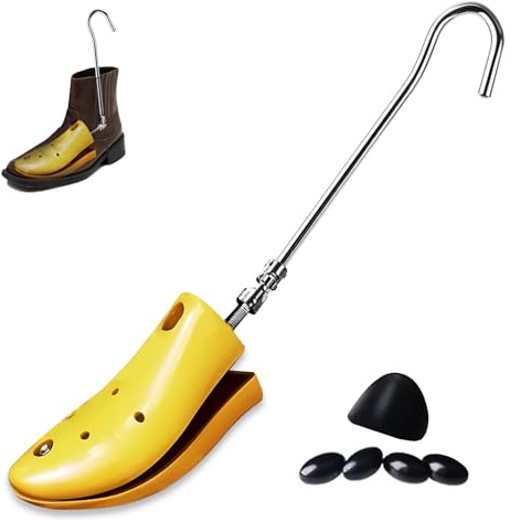 TYOPMU Boot Stretcher for Cowboy Boots,1 pack Adjustable Shoe Stretcher for Thick Feet, Stretching Hiking Working Boots Instep Height, for Sneakers Flat Shoes Boots, for Men’s size 7-10, Women 8-11