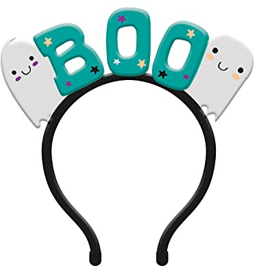 Folat 67986 Tiara Halloween Geister - Halloween Stirnband, Halloween Party Kopfschmuck, Kopf Zubehör, Halloween Requisiten