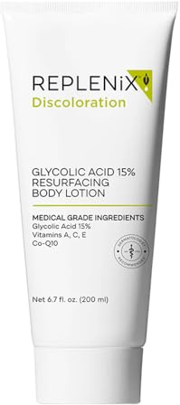 Replenix 15% Glycolic Acid Renewing Body Lotion Moisturizing & Brightening Exfoliating Cream Medical Grade