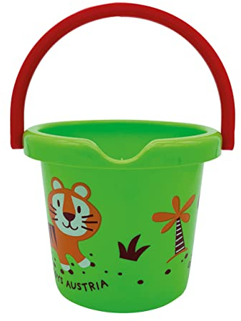 Gowi 550-59 Eimer ø18cm - Grün, Sand- und Wasserspielzeug