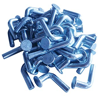 50 Stück Schwerlast J Bolzen Sicherheit Universal Pins Palettenregal Sicherheit Bolzen Universal Palettenregal Drop Pin für Lager, Haus oder DIY Palettenregale & Regaleinheiten