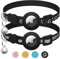 2er Pack kompatibel mit Airtag Katzenhalsband mit Glocke,Reflektierend GPS Tracker Katze kompatibel mit Apple Airtag Hülle,Personalisiert kompatibel mit Airtag Halsband Katze mit Sicherheitsverschluss