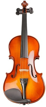 Anfänger Geige Massivholz Helles Violininstrument Student Handgefertigt 4/4 3/4 1/2 1/4 1/8 1/10 1/16 Violine (Color : 1/16)