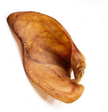 Lucze Schweineohren für Hunde 50 Stück, Getrocknete Schweineohren XXL,100% natürlicher Kausnack ohne Zusätze, Kauartikel für kleine & große Hunde, Zahnpflege & Proteinreich