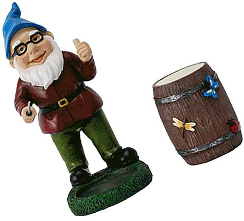Uonlytech Tischgarn Gnom Figurine Langlebige Leuchtende Gartendekoration Aus Harz Mit Trommelmotiv Für Garten Terrasse Und Rasen Perfektes Für Besondere Anlässe
