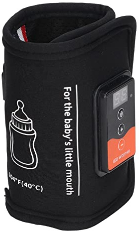 Tragbare Flasche zum Warmhalten, Flaschenwärmer, USB, Dinosaurier-Design, geeignet für Auto, Aufbewahrungsdeckel, Thermostat, Isolierung