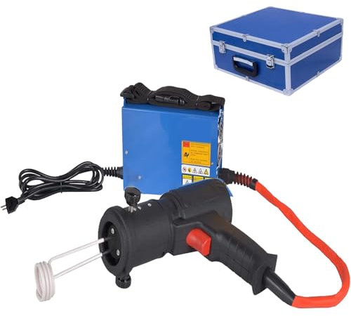 MhWrughts Portable High Intensity Plate Induction Heater, Hand‑Held Electromagnetic Induction Tool, Electromagnetic Controller Removal for Metal Rust Removal