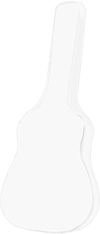 Jrifedptry 1 funda protectora transparente translúcida a prueba de polvo, impermeable, para guitarra acústica y eléctrica