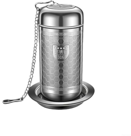 Infusor de té de malla extrafina en acero inoxidable 316, solución perfecta para preparar mezclas de hierbas aromatizadas (M)