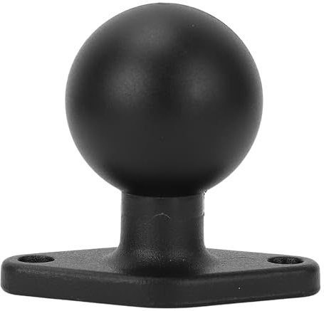 ACOGEDO 3,8 cm kulmonteringsbas anodiserad aluminiumlegering rund platta med C-storlek dubbel sockelarm för