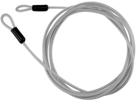 ZDRU 1 Pack 10FT 5mm Stainless Steel Security Cable Lock