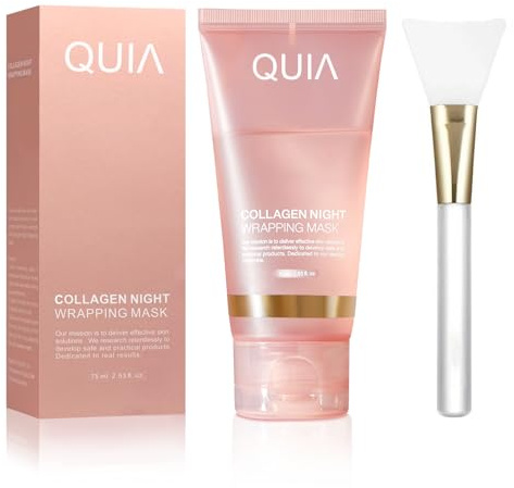 QUIA Korean Face Mask, Collagen Peel Off Mask, Face Peel Mask for Skin Care - Korean Beauty Face Mask