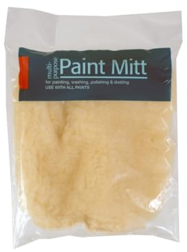 Wooster Multi-Purpose Paint/Stain Mitt, Synthetic, White, 1 Count (Pack of 1)