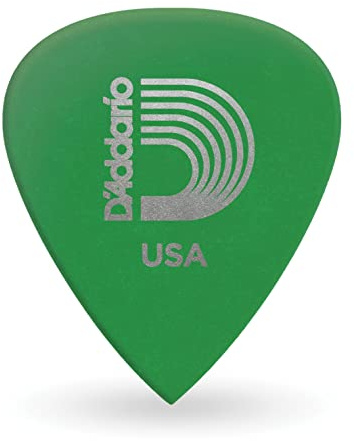 Planet Waves 6DGN4-10 Picks Duralin Picks Green 10 Picks Standard Shape in Medium
