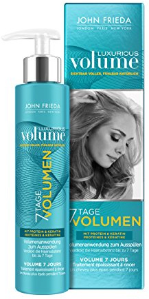 John Frieda Luxurious Volume 7 Tage Volumen Fühlbar - Mehr - Volumen Volumenanwendung zum Ausspülen, 1er Pack (1 x 100 ml)