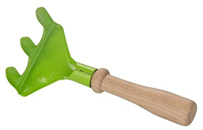 EverEarth Handrechen aus nachhaltigem Holz – Kinder-Gartengerät für spielerisches Gärtnern – Umweltfreundlich und robust für kleine Gärtner – EE33640