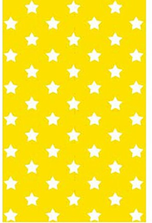 Klebefolie - Möbelfolie Stars - Sterne gelb - 45 cm x 200 cm moderne Selbstklebefolie Folie Dekorfolie mit Motiv