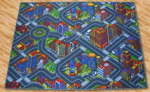 Ypsilon GmbH Straßenspielteppich/Autoteppich 3D (150x200cm)