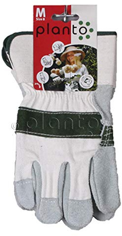 planto Gartenhandschuhe Leder, Rosenhandschuhe, dornensichere Gartenhandschuhe, Thorn Proof Stachelschutz Arbeitshandschuhe, Lederhandschuhe (1)