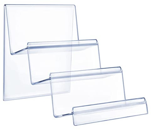 Yardwe espositore a 3 ripiani in acrilico trasparente, espositore per borsette e gioielli