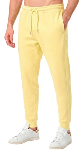 RIPT Performance herr Ript Essentials mjuk känsla myskläder mjukisbyxor joggingbyxor joggingbyxor joggingbyxor, gUL, L