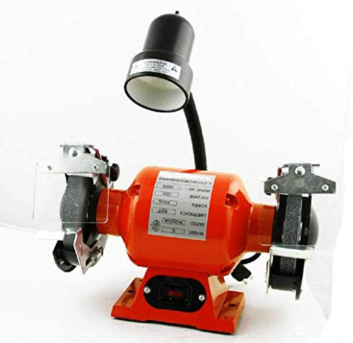 6 Bench Grinder With Light bright flexible work light spark guard 1/2 HP cul,Jikkolumlukka