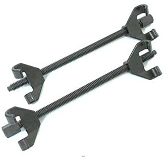 YASTA Compressore Molle Ammortizzatori Auto 28 cm Universale Kit Coppia Smontaggio Regolabile Attrezzi Meccanico Sostituzione Sospensioni Furgoni