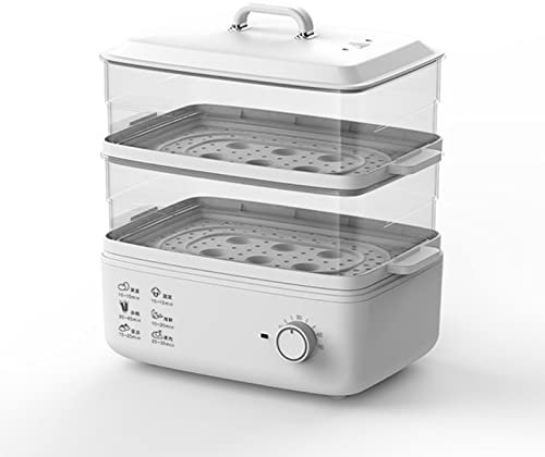 Vaporera eléctrica para el hogar, pequeña, multifuncional, de gran capacidad, multicapa, olla de vapor, máquina de desayuno con apagado automático,B