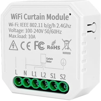 BLAIS Tuya WiFi rideau stores Module commutateur moteur de volet roulant Smart Life App télécommande commande vocale avec Home