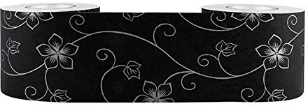 Tapetenbordüre-Aufkleber, Sockelleisten-Besatz, 5 cm x 500 cm, Wandbordüre zum Abziehen und Aufkleben, dekorative Bordüre für Zuhause, Decke, Badezimmse, Decke, Badezimmer, Wohnzimmer, Küche