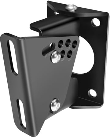 TaoAcc Speaker Wall Bracket, Universal Speaker Mount for Samsung/Bose/LG/Yamaha/Teufel, Compatible with Speakers up to 40kg, Adjustable Angle, Wall Mounting
