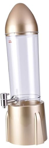 Fenteer Dispensador de cerveza Torre de cerveza Dispensador de bebidas con grifo para bar RV Fiesta Pub al aire libre, Dorado Champagne