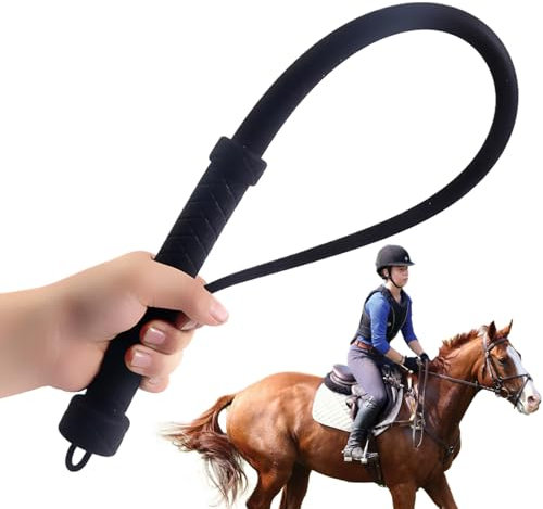 LearnLyrics Whip Whip per, Frusta polmonare a Cavallo, Frusta per Colture a Cavallo in Silicone -dispositivi di Controllo, Strumenti di addestra