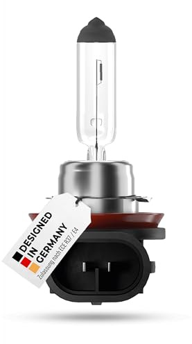 alca® H11 Halogen Lampe Auto I PGJ19-2 I 12V 55W Halogen Scheinwerfer I 3250 K I Scheinwerferlampe Glühbirne I KFZ