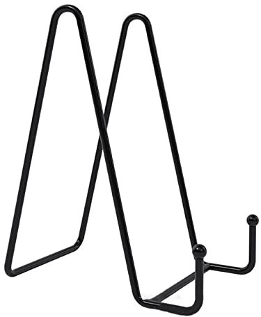 Qsvbeeqj Supporti per piatti Per Display Cavalletto in Ferro Supporto Supporto Telaio In Metallo Per Immagini Foto Piatto Decorativo Da Tavolo Piatto di Arte Cavalletto Espositore