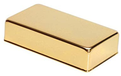 Goldene Humbucker Abdeckung mit Legierung aus Kupfer für E-gitarre | Tonabnehmerabdeckung, Passend für Elektrische Gitarren Pickups, Robuste Ausführung, für Austausch und Reparatur