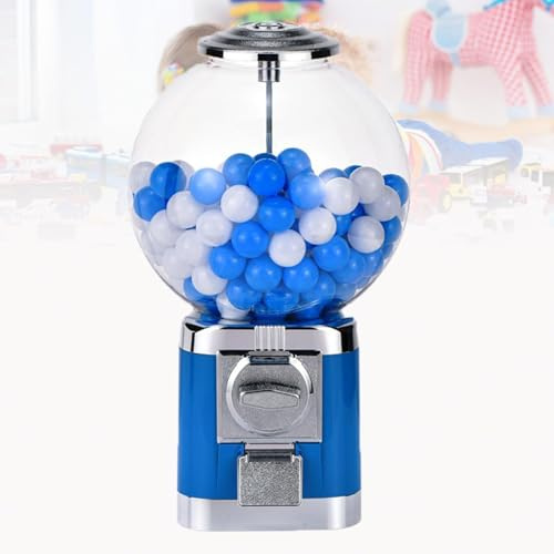 JXYQ Máquina expendedora de chicles de 1,26 Pulgadas con Llave, dispensador de cápsulas de Burbujas clásicas, máquina expendedora automática de cápsulas para Tiendas minoristas (Azul)
