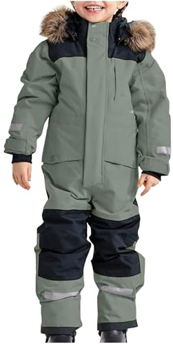 Tuta Da Sci Un Pezzo Bambino Fluorescente E Impermeabile Per Ragazzi E Ragazze Inverno Neve Vestito Windproof Caldo
