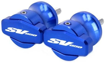 Rear Stand Frame Sliders For Suzuki SV650 SV650S 1999-2024 2025 Motorcycle Accessories CNC M8 Swingarm Sliders Spools Paddock Stand Bobbins(Blue-SV650)