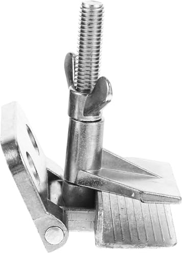 JECOMPRIS Abrazadera de Bisagra Galvanizada para Serigrafía Prensa de Serigrafía Metálica Herramienta para Pintar Pantallas Accesorio para Fijar Malla Bricolaje Color Plateado