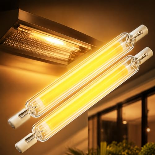 R7S Led Bulb 118mm Dimmable 30W, Led R7S 118mm 30W Equivalente Lampada a Una Lampadina Alogena Da 118mm 300W, Lampadine Lampadina Dimmerabile 20W, Riflettore Di Ricambio Proiettore Lineare Luce (2PCS)