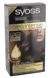 Syoss OLEO INTENSE Coloration 4-60 Goldbraun 115 ml, Flasche, l, Permanent, Ammoniakfrei, Vegan, Tierversuchsfrei, Schimmernd, Fr alle Haartypen, Goldbraun