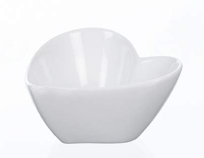 Sandra Rich Porzellan Schale, Dekoschale Heart Herz D. 8cm H. 4cm weiß