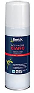 BOSTIK Activador Ciano, Transparente - Acelerador en Spray para el Curado de los Adhesivos de Cianocrilato en 3 Segundos, Acelera el Curado, Evita Pérdidas por Exceso de Absorción, Spray 200 ml
