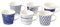 Royal Doulton Pacific Blue Collection 40034459-Small 6 Piece Mug Set, Tableware-Perfect for Coffee, Tea and Hot Beverages-Set of 6 x 280ml Cups, White, Porcelain, 1 Count (Pack of 6)