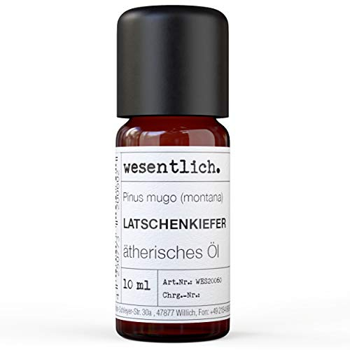 Latschenkiefer Öl - reines ätherisches Öl von wesentlich. - 100% naturrein aus der Glasflasche (10ml)