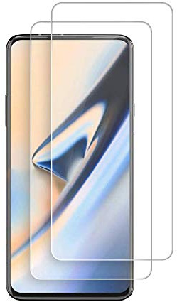 [2 Paquetes] OnePlus 7 Pro Protector de Pantalla, OnePlus 7 Pro Protector de Pantalla de Vidrio Templado, HD Clear Screen Guard para OnePlus 7 Pro