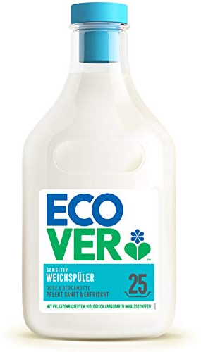 Ecover Weichspüler Rose & Bergamotte, 6 x 750ml