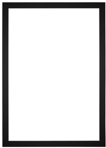 yd. Passepartout 50x70 cm für Fotogröße 45x65 - Schwarz - Museumkarton - Außenmaße 50x70 cm - Innengröße 45x65 cm
