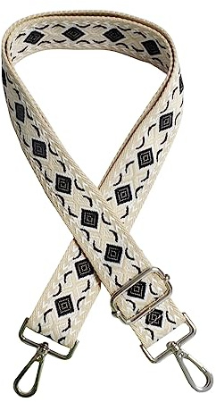 Molyorch axelrem fickkedja stickmönster, 3,8 cm bred fickrem, fickrem bred boho, justerbar väskrem, för böhmisk handväska, väska gör-det-själv tillbehör